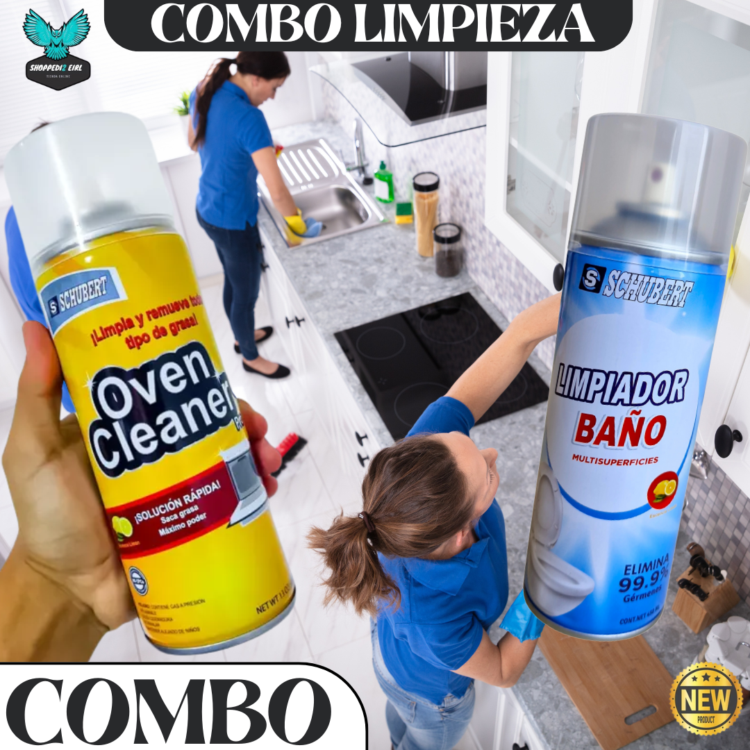 COMBO DE LIMPIEZA OVER CLEANER + ESPUMA