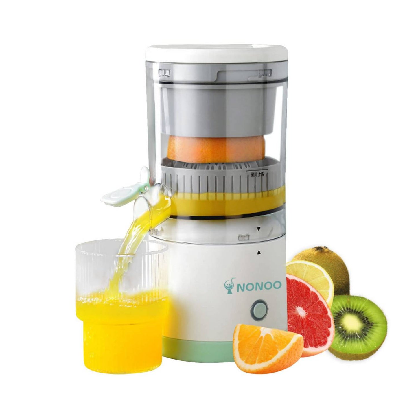 Exprimidor Eléctrico Recargable de Naranja Extractor de Frutas -D
