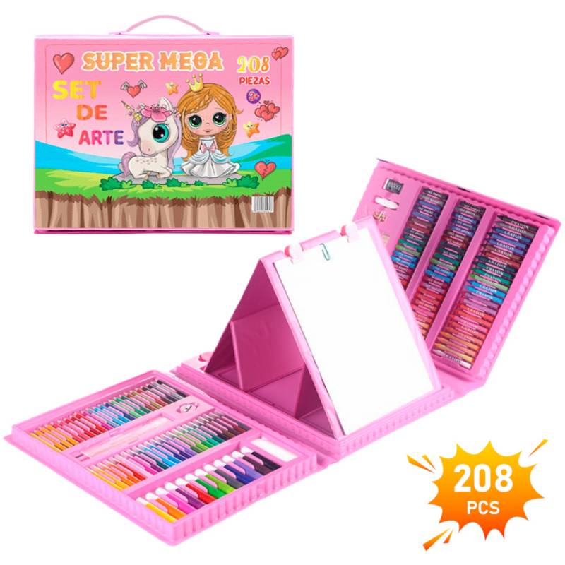 SUPER MEGA SET KIT DE ARTE Y DIBUJO